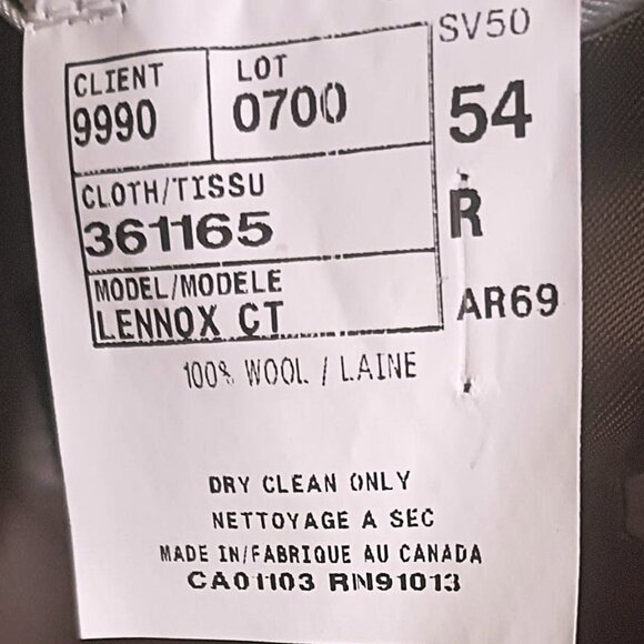 Jack Victor Classic Men 2 Peice Tan Suit   54R - Picture 9 of 16